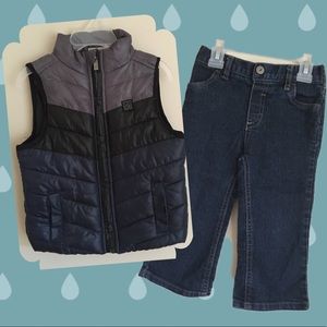 Calvin Klein Vest and Jeans Set